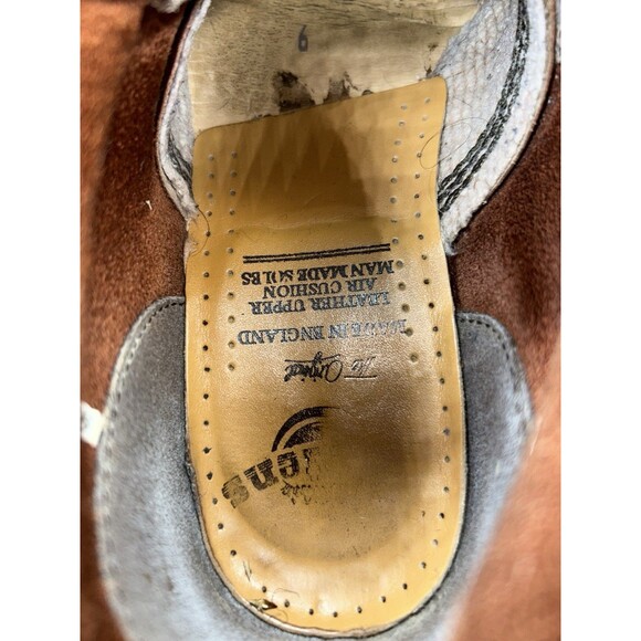 Vintage Dr Doc Martens England Womens Boots Size 8 Brown Leather Combat - Picture 9 of 10